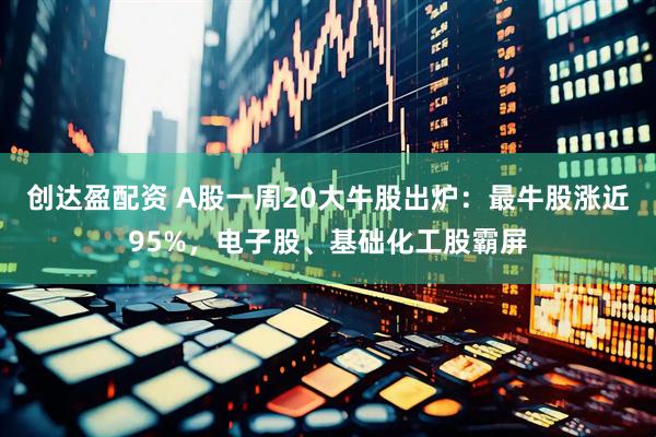 创达盈配资 A股一周20大牛股出炉：最牛股涨近95%，电子股、基础化工股霸屏
