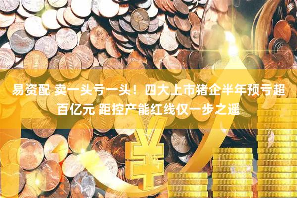 易资配 卖一头亏一头！四大上市猪企半年预亏超百亿元 距控产能红线仅一步之遥