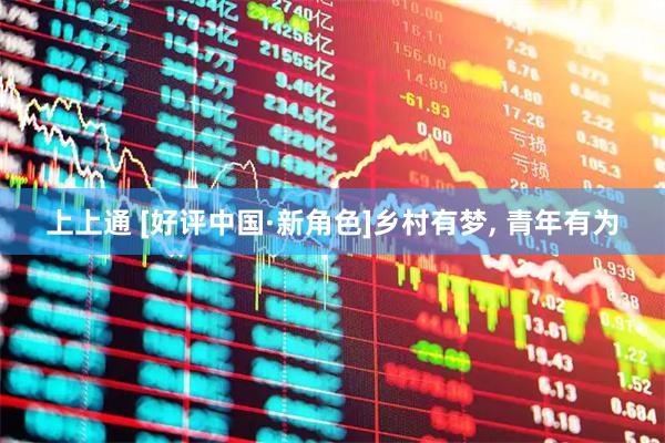 上上通 [好评中国·新角色]乡村有梦, 青年有为